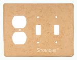 Stonique® Duplex Switch Switch Combo in Cocoa